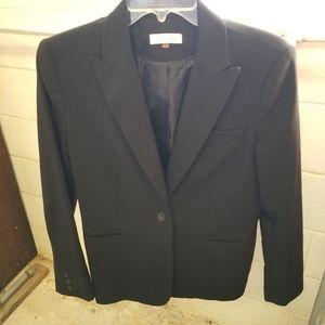 Calvin Klein size 6 Black Lined Blazer Jacket